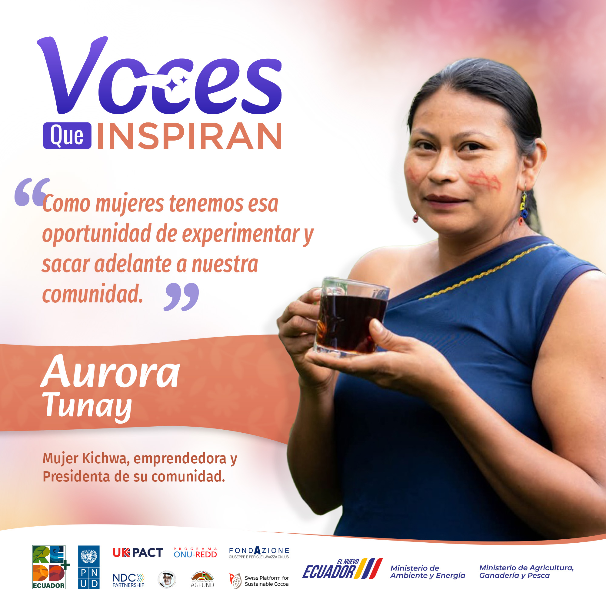 Aurora, una mujer kichwa que transforma su comunidad con liderazgo y esperanza